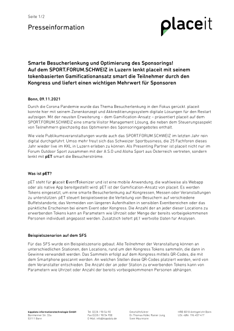 Pressemitteilung 11-2021